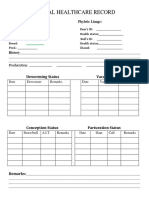 Animal Healthcare Record: Animal ID: Phyletic Linage