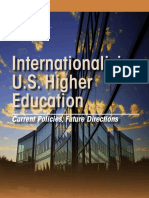 Internationalizing U.S. Higher Education: Current Policies, Future Directions