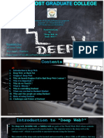 Presented To:-: Presentation On "Deep Web or Dark Net?"