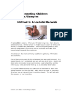 Documenting Childrens Learning Examples PDF