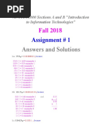 ITEC1000 Assignment-1 Solution