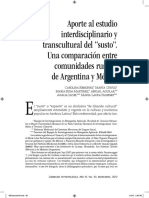 Remorini Et Al Aporte Al Estudio Interdisciplinario y Transcultural Del Susto'. Una Comparación Entre Comunidades Rurales de Argentina y México