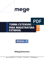 Mege Extensivo - Rodada 1 (Material de Apoio - Consumidor, Direito Da Criança e Do Adolescente, Processo Civil e Civil) - 02 PDF