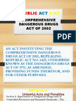 Republic: Comprehensive Dangerous Drugs ACT OF 2002