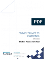 SITXCCS006 Student Assessment Tool