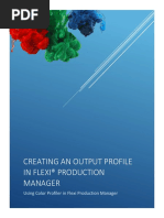 Creating An Output Profile in Flexi Production Manager