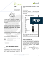 1 - Eletrostática - Carga, Força e Campo