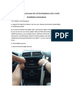 12.1'' Ford Explorer Install Instructions