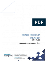 SITXHRM001 - Student Assessment Tool