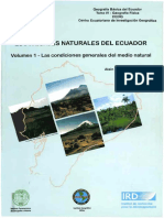 Los Paisajes Naturales Del Ecuador: Volumen 1 - Las Condiciones Generales Dei Media Natural