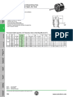 Permanent Split Capacitor Direct Drive Fan Single Shaft 5.0" Diameter Open, Air Over