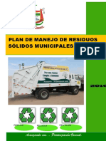 Plan de Manejo de Residuos Sólidos 2016