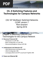 Ch. 8 Switching Features and Technologies For Campus Networks