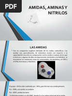 Amidas, Aminas y Nitrilos