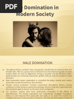 Male Domination in Modern Society