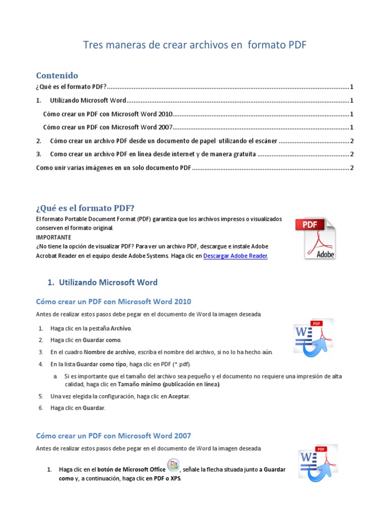 C#U00f3mo Crear Archivos en Formato PDF | PDF | Formato de Documento ...