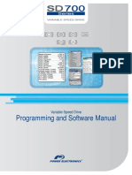Programming and Software Manual: Variable Speed Drive
