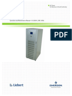 Liebert NX UPS: Operation and Maintenance Manual-10-30kVA, 208V, 60Hz