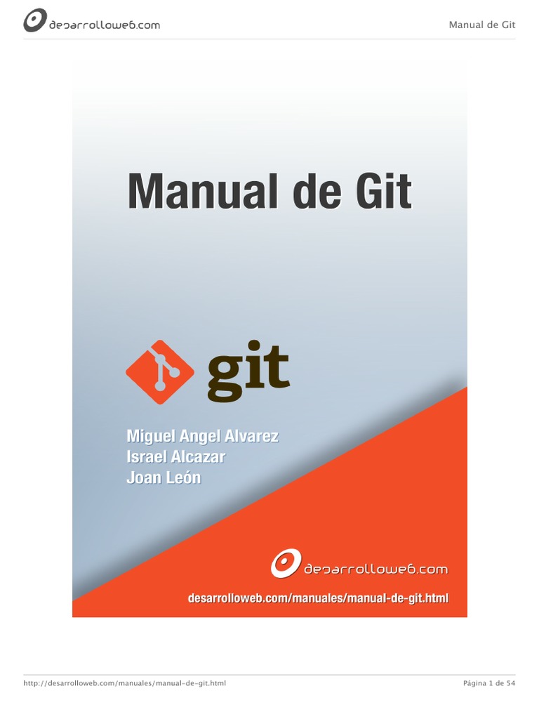 Manual de Git en Español PDF | PDF | Control de versiones | Sistema ...