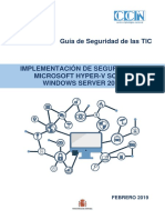 CCN-STIC-578 Implatación de Seguridad en MS Hyper-V Sobre Windows Server 2016 PDF