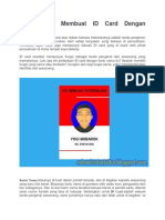 Cara Cepat Membuat ID Card Dengan Photoshop