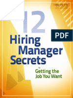 Hiring Manager Secrets PDF