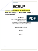 Ensayo de Compresion Simple y Carga Puntual - Chavarria Moarales Rusbel