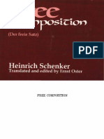 Heinrich, Schenker - Oster, Ernst - Free Composition - Volume III of New Musical Theories and Fantasies Der Freie Satz-Pendragon Press (1977)