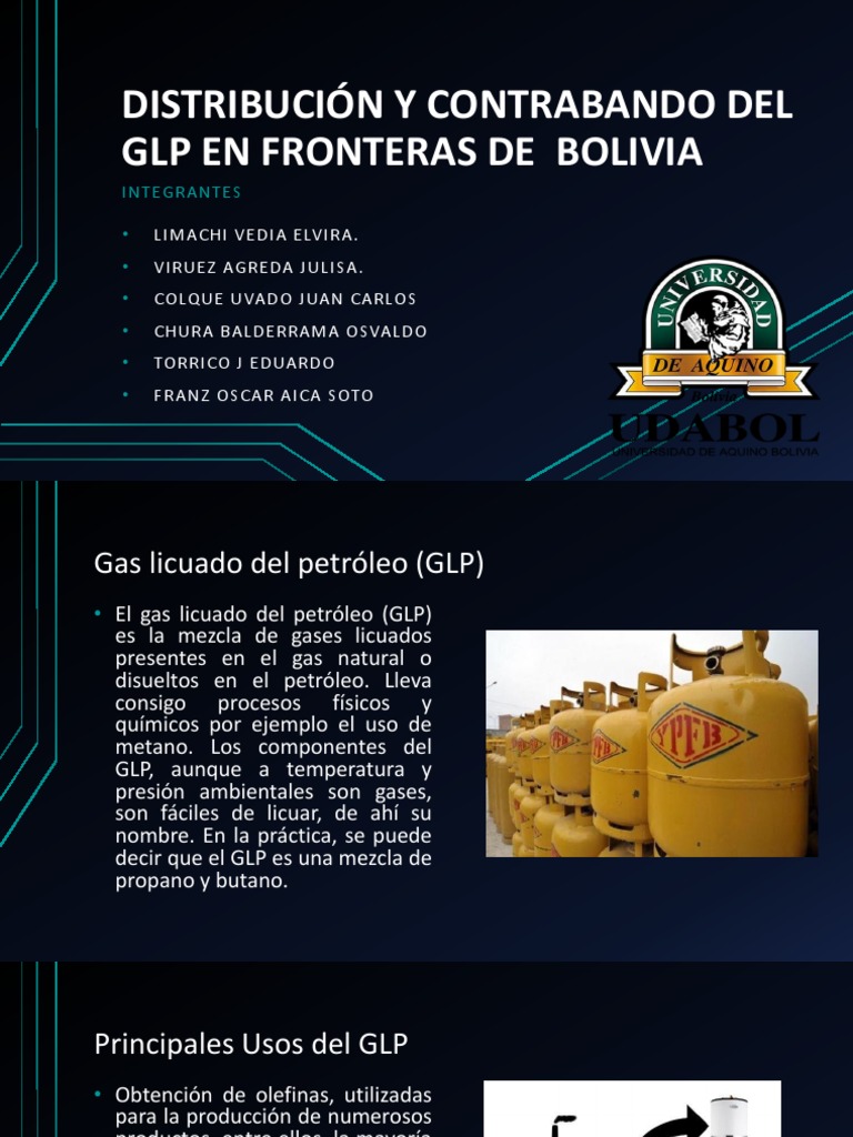 Distribucion y Contrabando Del GLP en Fronteras de Bolivia | PDF | Gas ...