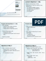 Lecture's Objectives /1 - SQL: Dr. Ala Al-Zobaidie