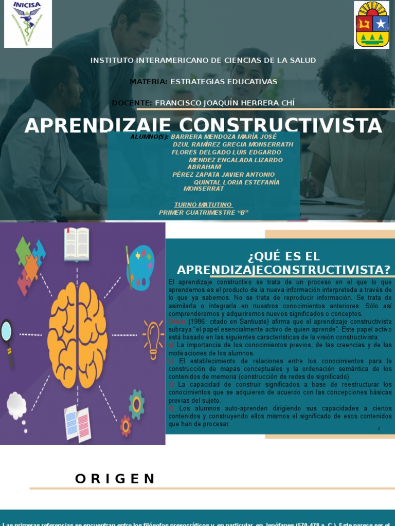 Modelo Constructivista | PDF | Constructivismo (filosofía de la ...
