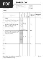 Bore Log: Tilsley Engineering Limited