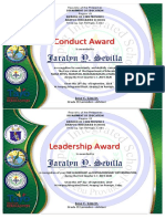 Certificate 1st Quarter