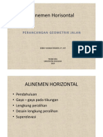 PGJ - Alinemen Horisontal (Teori) - 2019