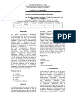 Informe de Laboratorio Quimica Inorganica Ley de La Conservacion de La Materia