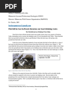 9-30-19 Garvin Brook Fish Kill Impacts Our Drinking  Water