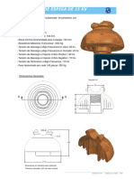 Aislador de Espiga de 15 KV