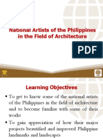 4 National Artists of The Philippines in The Field of Architecture123
