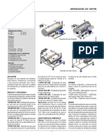 Generador de vapor industrial 18-72kW