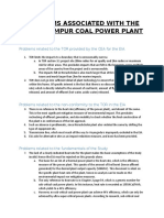 Problems Associated With The EIA of Sampur Coal Power Plant