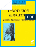 Innovación Educativa. Teoría, Procesos y Estrategias - Manuel Rivas Navarro PDF