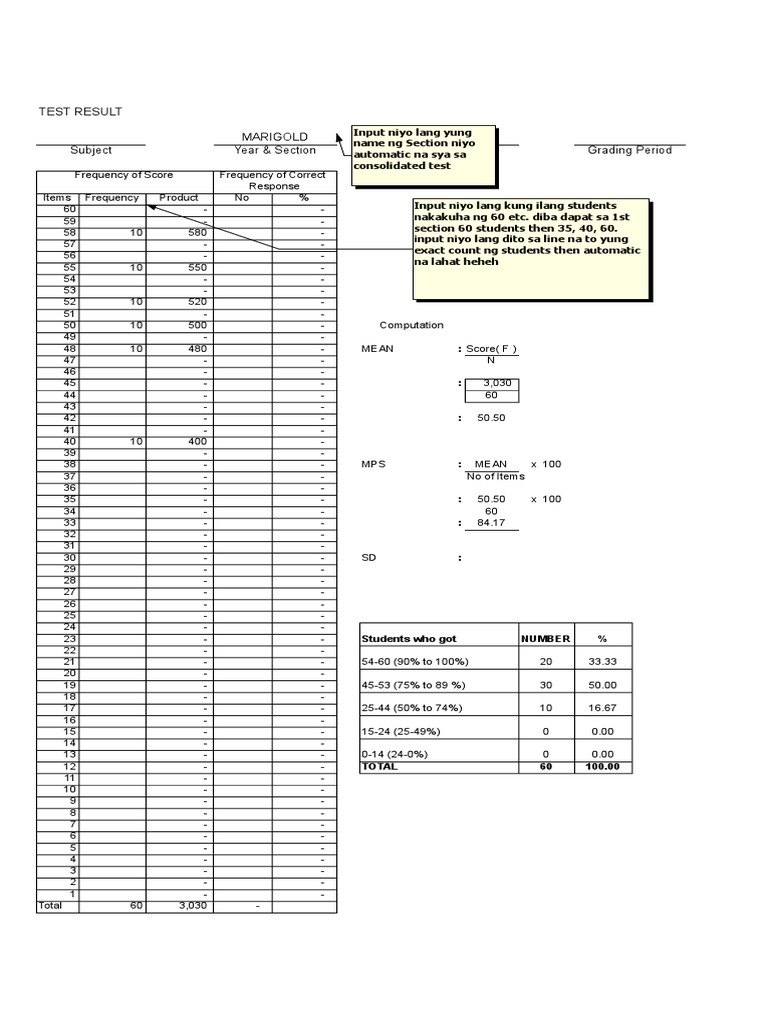 Shiela Mps Report Template 1 | PDF | Learning