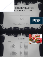 HBC Market Day Presentation Menu