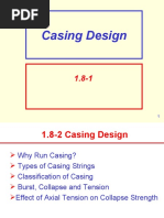 1.8 Casing Design1.9 Collapse, Tension