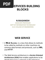 Webservices Building Blocks: N.Rajganesh