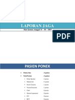 Laporan Jaga: Hari Jumat, Tanggal 11 - 10 - 2019