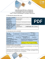 Guía de Actividades y Rúbrica de Evaluación - Paso 4 - Construir El Marco Metodológico