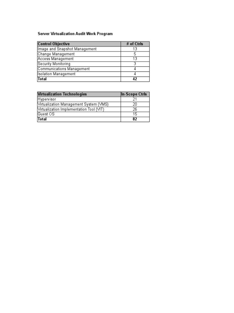 Server Virtualization Controls | PDF | Virtual Machine | Access Control