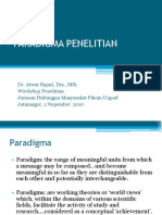 Paradigma Penelitian Kualitatif