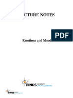 Lecture Notes: Emotions and Moods
